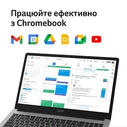 Ноутбук Acer Chromebook CB315-5H 15' FHD IPS, Intel C N100, 8GB, F128GB, UMA, ChromeOS, сріблястий (NX.KPPEU.001) - мініатюра 7