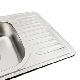 Кухонна мийка з нержавіючої сталі Platinum 7050 декор (0,8/180 мм), R, Decor - мініатюра 8