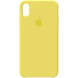 Чохол-накладка Toto Silicone Case Apple iPhone XS Max Lemon Yellow