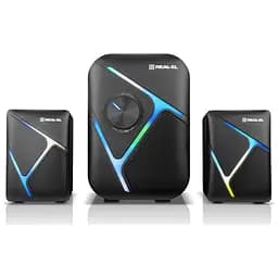 Акустична система REAL-EL M-320 Black (EL121300014) - мініатюра 2