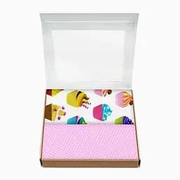 Пелюшки багаторазові Cosas дитячі Cakes 2 шт., 80х100 см, рожеві - мініатюра 2