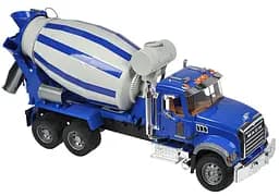 Бетоновоз Bruder Mack Granite, 67 см, синий (02814)