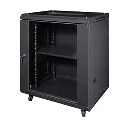 Комутаційна шафа NVC-12U/600x450x640 Black (25-00071)