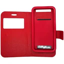 Чохол-книжка універсальний Motomo 4.5" червоне синє обкладинка кейс