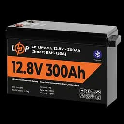 Акумулятор LP LiFePO4 12,8V - 300 Ah (3840Wh) (Smart BMS 200А) з BT пластик - мініатюра 3