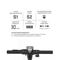 Електросамокат GIANT U9 PRO 600W 13Ah 9.25 дюймів, чорний ( з посиленим акумулятором) - мініатюра 5
