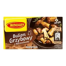 Кубик бульйонний Winiary зі смаком грибів, 6 шт., 60 г (914678)