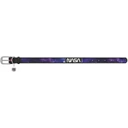 Нашийник для собак Waudog Design NASA21, шкіряний, з QR паспортом, XXS, 19-25х1,2 см, чорний - мініатюра 2