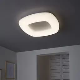 Стельовий LED світильник Schuller із сірою основою 47×47 см | Line F | Арт. 6002 002 GR