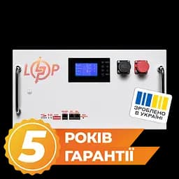 Акумулятор LP LiFePO4 51,2V - 280 Ah (14336Wh) (BMS SP 200A/100А) RM RS485/CAN LCD WH