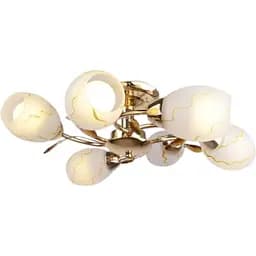 Люстра потолочная Brille в спальню E27 60W G (LK-459C/6)