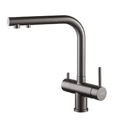 Змішувач для кухні на дві води Koer KB-72001-07 KR3393 Графит