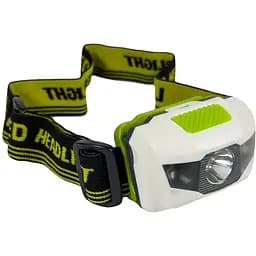 Фонарь налобный светодиодный Good Bike на батарейках 3 LED 3 режима (92307-IS)