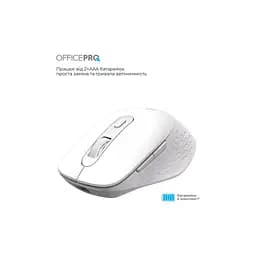 Мишка OfficePro M265W Wireless/Bluetooth Silent Click White (M265W) - мініатюра 9