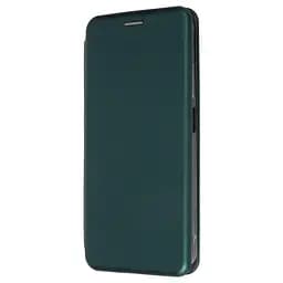 Чехол-книжка для TECNO Spark Go 1 (KL4), G-Case, зеленый, кожаный чехол-книга из экокожи (PU) и TPU, с магнитом, с подставкой и вместительным кардхолдером, противоударный, защита всего корпуса, ArmorStandart (ARM81225)