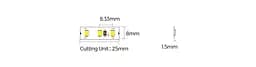 LED стрічка OLEDIM PS-2835-120-IP20-8.8W-3000К-12V - мініатюра 2