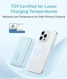 Зовнішній акумулятор Anker Zolo Magnetic Power Bank 10000mAh 30W Wireless Portable Charger (A1685011) - мініатюра 5