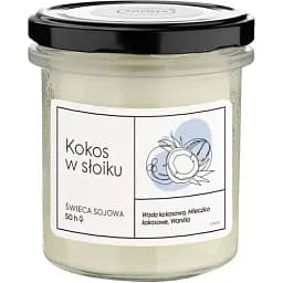 Ароматическая свеча Aroma Home Кокос в банке Крафтовая серия 230 г