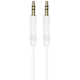 Аудіокабель Borofone BL16 Clear sound 3.5 мм/1 м білий