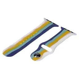 Ремешок силиконовый Rainbow для Apple Watch Sport Band 38/40 мм цвет 02 размер L