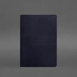 Шкіряний блокнот А5 (софт-бук) 9.3 синій Краст - мініатюра 6