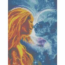 Алмазна мозаїка Strateg Протилежності 30х40 см (HX284)