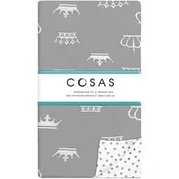 Підковдра дитяча Cosas Grey Crown 110х140 см (CrownG_zig_140q)
