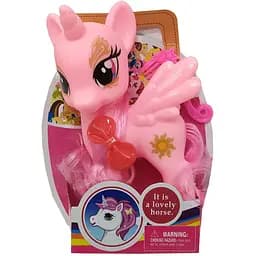 Ігрова фігурка Єдиноріг Bambi HR191 з крилами Рожевий