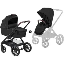 Универсальная коляска 2 в 1 Hauck Walk N Care Air Black, черная (16547-8)