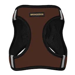 Шлея для собак Bronzedog Sport Vest XXS 15х13х3 см коричнева - мініатюра 2