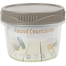 Контейнер пищевой Stars Plast круглый 280 мл бежевый (94215/беж)
