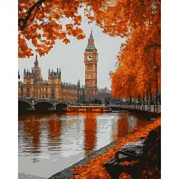 Алмазна мозаїка Santi Осінній Лондон 40х50 см на підрамнику (956060)