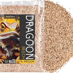 Натуральна деревна підстилка Aventerra DRAGOON Beech Medium 4л для рептилій, павуків і гризунів - мініатюра 4