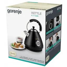 Електрочайник GORENJE K 17 CLBK - мініатюра 5