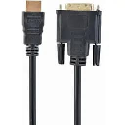 Кабель Cablexpert HDMI - DVI V 1.3 (M/M), двонаправлений, single-link, 18 + 1 pin, 3 м, Black (CC-HDMI-DVI-10)