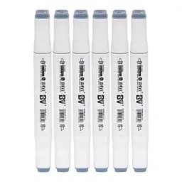 Скетч-маркер двусторонний Bavi №BG7, на спиртовой основе, 10 шт.