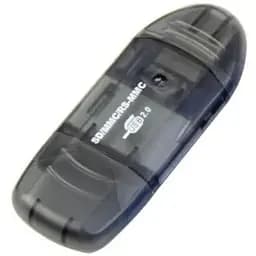 Кардрідер USB STLab U-371, чорний, USB 2.0 - SD