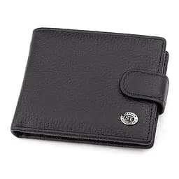 Чоловічий гаманець ST Leather 18316 (ST114) чорний шкіряний