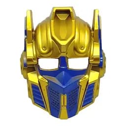 Маска трансформер Оптимус Прайм, золота з синім (6412342311128)
