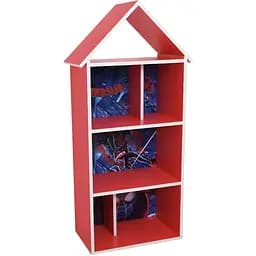 Дитячий будиночок-полиця H 2020-19-2 Spider-Man для зберігання книг та іграшок червоний