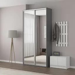 Шафа-купе Idea серія 1 120 x 45 x 240 см Антрацит Дзеркало