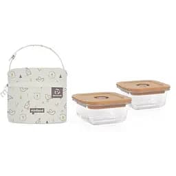 Термосумка с контейнерами Miniland pack-2-go ecoSquare Chip (89548)