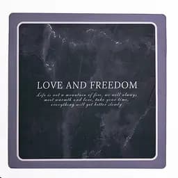 Килимок для ванної кімнати з діатоміту Love and freedom 58×58 (см) вологопоглинаючий килимок для будинку ванни Yiwu HP-42-10