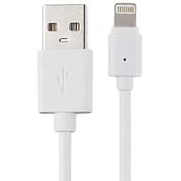 Кабель Hoco X1 для iPhone 5, 6, 7, 8 X шнур дріт Lightning білий