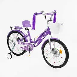 Велосипед дитячий 20" Corso Nice NC-20105 дискові гальма, зібраний 85%
