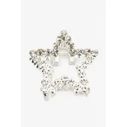 Заколка-краб Звездочка 11-6,1-18 Серебряный