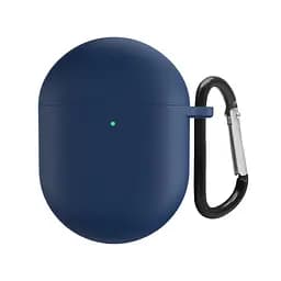 Силіконовий чохол для навушників Xiaomi Redmi Buds 4, Hang Case, синій, ультратонкий захисний кейс товщиною 2 мм, захист від подряпин, пилу та ударів, компактний, з карабіном для кріплення, ArmorStandart (ARM68429)
