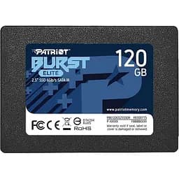 Накопичувач SSD Patriot Burst Elite 2.5" SATAIII 3D TLC 120GB (PBE120GS25SSDR)
