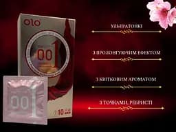 Набір презервативів Olo Blue Elephant 10 шт. + пролонгуючі 10 шт. + ультратонкі 10 шт. + Red збуджуючі 10 шт. + 0.01 з крапками 10 шт. (ROZ6501052026) - мініатюра 3