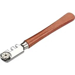 Склоріз роликовий Tolsen 6 ріжучих ножів дерев'яна рукоятка 130 мм (41030)